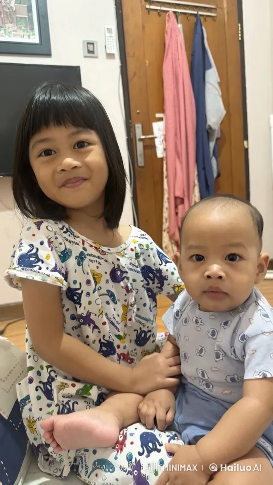 Young Girl Performs Kungfu with Baby's Delighted Reactions – AI Generated Video | Hailuo AI
