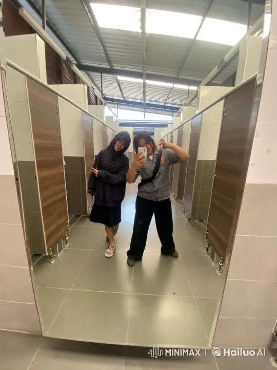 Live2D Animated Martial Arts Scene in Bathroom Setting – AI Generated Video | Hailuo AI