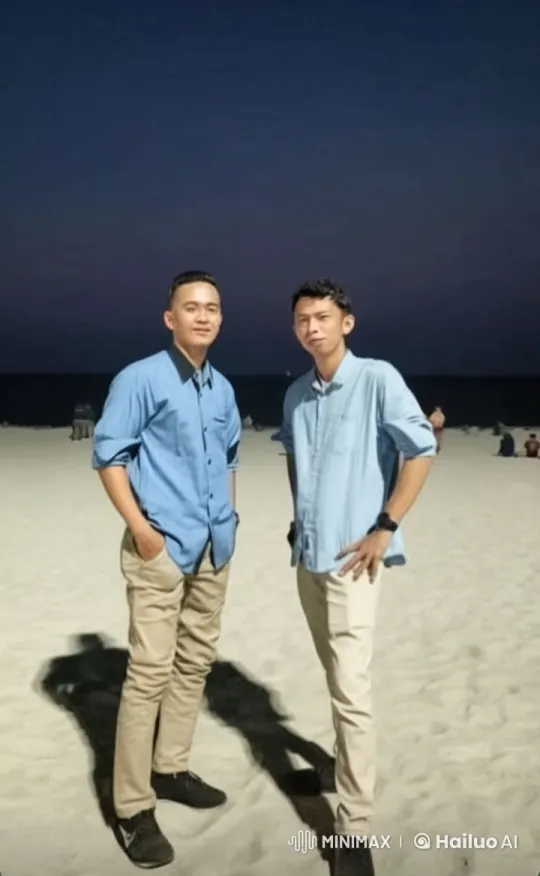 Night Beach Kungfu Showdown in Live2D Animation – AI Generated Video | Hailuo AI