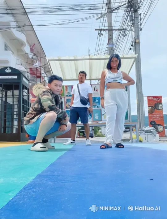 Dynamic Street Kung Fu Trio in Action – AI Generated Video | Hailuo AI