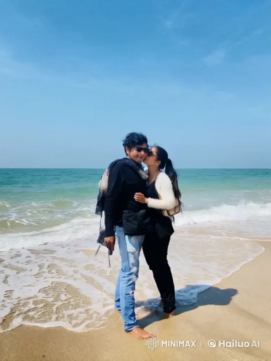 Couple Practicing Martial Arts on Beach – AI Generated Video | Hailuo AI