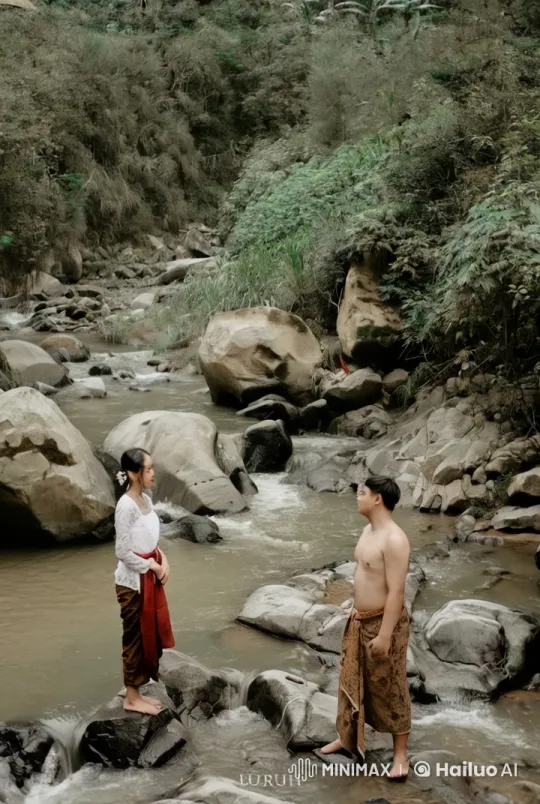 Kung Fu Masters in Serene Riverside Duel – AI Generated Video | Hailuo AI