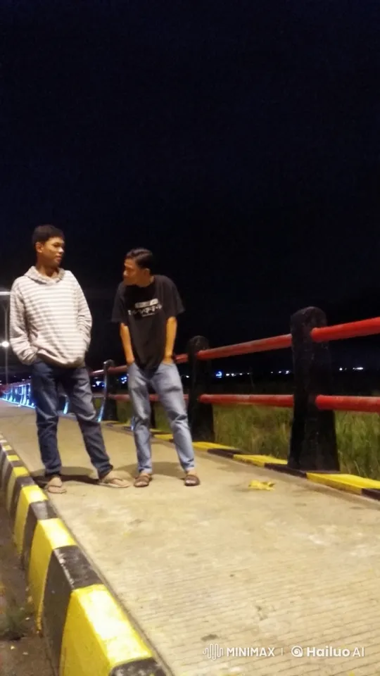 Nighttime Bridge Kung Fu Fight Scene – AI Generated Video | Hailuo AI