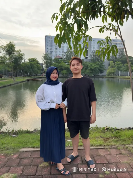 Live2D Kungfu Fight by Man and Woman Near Lake – AI Generated Video | Hailuo AI