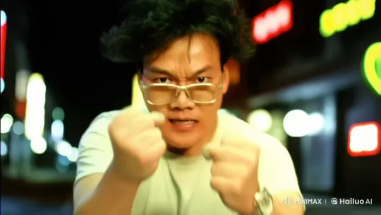 Urban Street Fight: Skilled Man's Swift Kung Fu Mastery – AI Generated Video | Hailuo AI