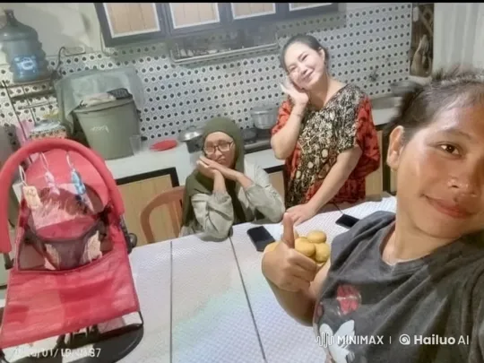 Family Enjoying Pastries Engages in Playful Kungfu Routine – AI Generated Video | Hailuo AI