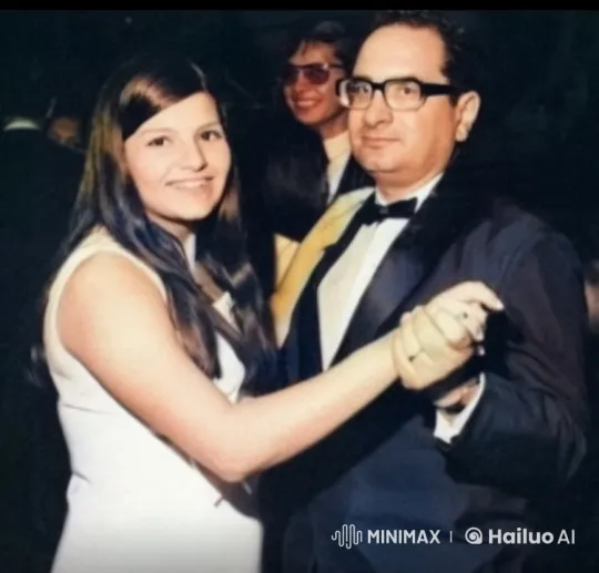 Formal Dance: Tuxedoed Man and White-Dressed Woman Embrace – AI Generated Video | Hailuo AI
