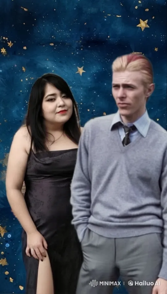 Young Couple's Tender Kiss Under Starry Night Sky – AI Generated Video | Hailuo AI