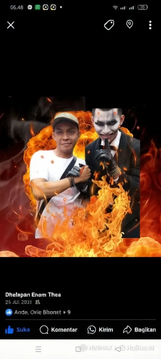 Dramatic Kungfu Poses Amidst Fiery Flames – AI Generated Video | Hailuo AI