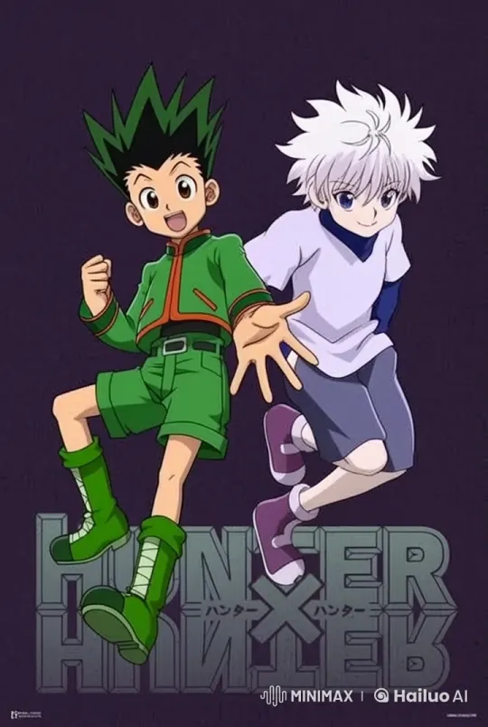 Gon and Killua Flirt with a Woman in Hunter x Hunter Live2D Video – AI Generated Video | Hailuo AI