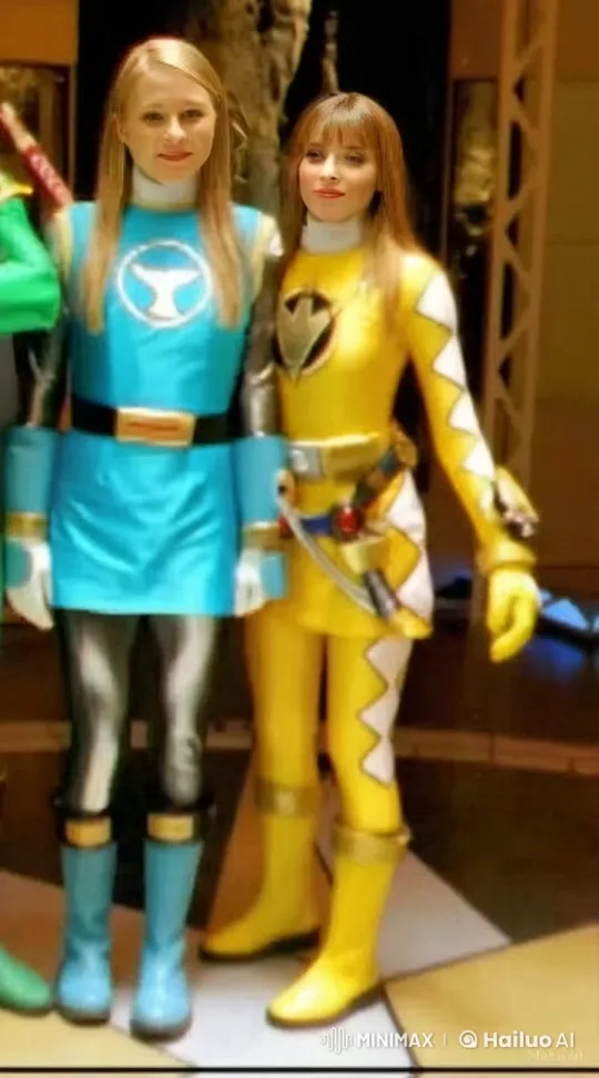 Superheroines Share Intimate Kiss in Colorful Costumes – AI Generated Video | Hailuo AI