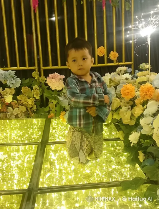 Child Kungfu Artist in Flower Garden Display – AI Generated Video | Hailuo AI