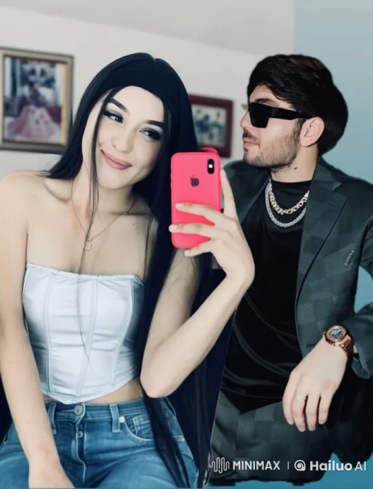 Affectionate Moment Between Couple in Cozy Setting – AI Generated Video | Hailuo AI