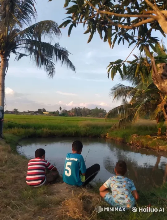 Boys Practice Kungfu in Pastoral Setting – AI Generated Video | Hailuo AI