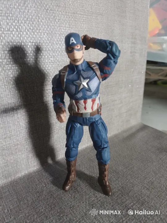 Captain America in Intense Galactic Battlefield – AI Generated Video | Hailuo AI