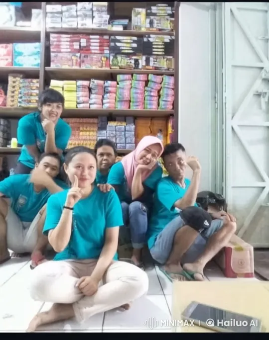 Turquoise Shirt Team Performs Impressive Kung Fu Routine – AI Generated Video | Hailuo AI