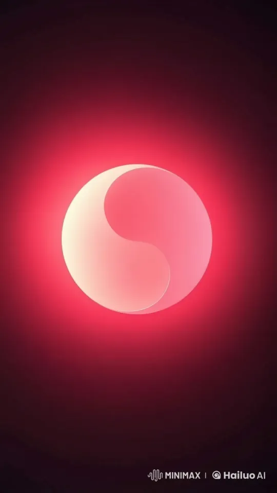 Mesmerizing Yin Yang: Pulsating Light in 4K Live2D Animation – AI Generated Video | Hailuo AI