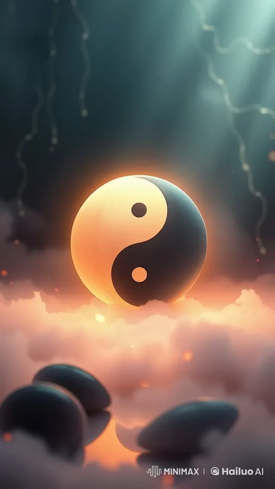 4K Live2D Yin Yang: Ethereal Rotation and Serenity – AI Generated Video | Hailuo AI