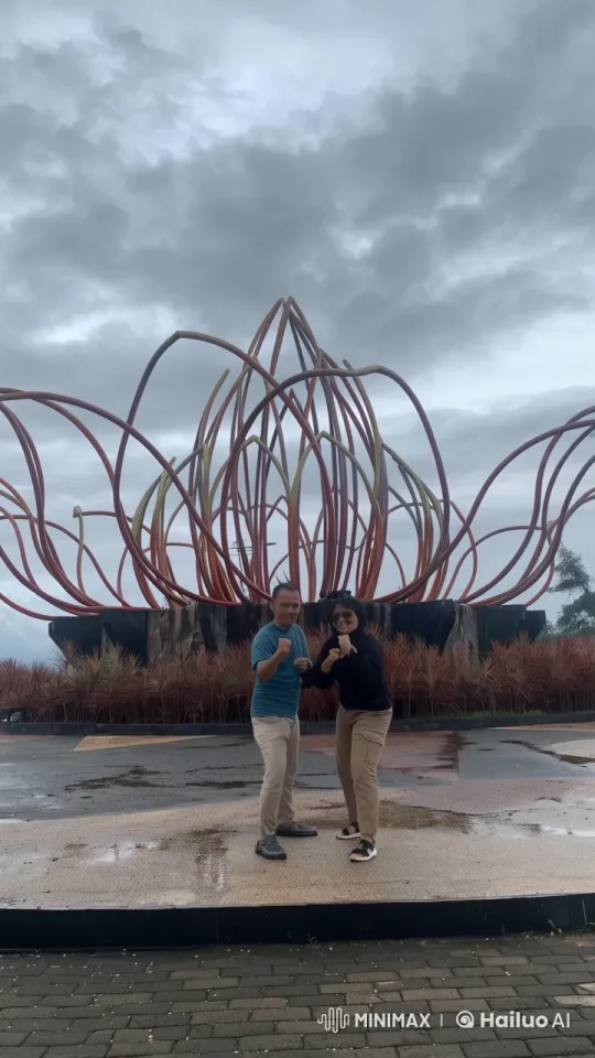 Dynamic Martial Arts Fight with Sculpture Background – AI Generated Video | Hailuo AI