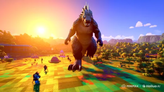 Godzilla Skin Dominates Fortnite Battle Royale in Cinematic Showcase – AI Generated Video | Hailuo AI