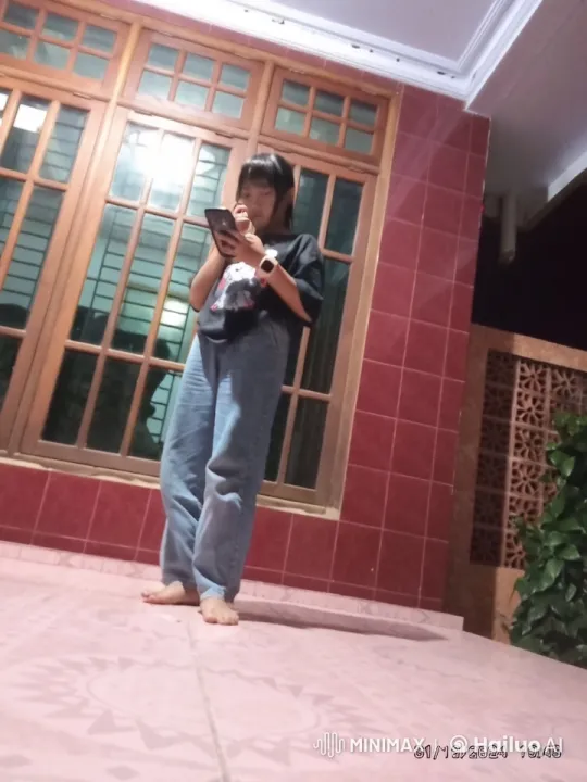 Young Person Performing Kungfu Jump on Patio – AI Generated Video | Hailuo AI