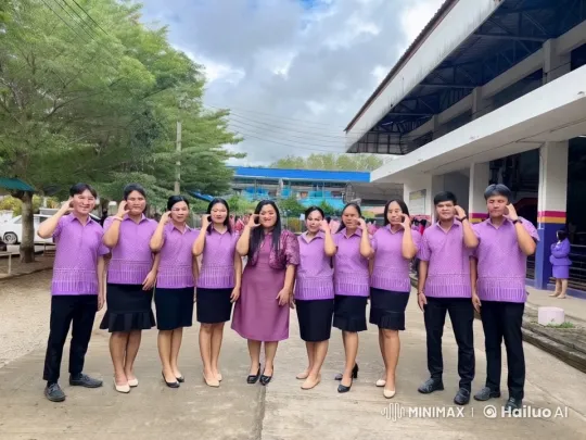 Coordinated Kung Fu Salute Line in Outdoor Setting – AI Generated Video | Hailuo AI