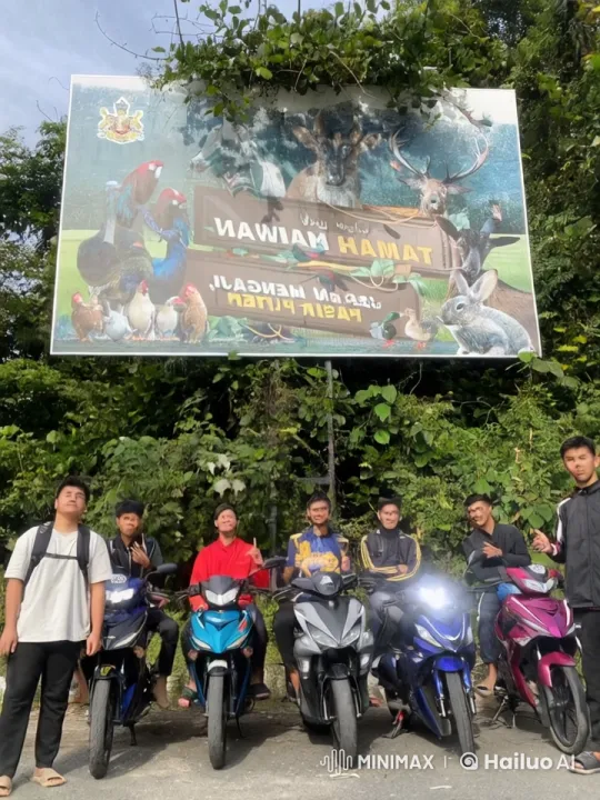 Youthful Friends Enjoying Motorcycles in Nature – AI Generated Video | Hailuo AI