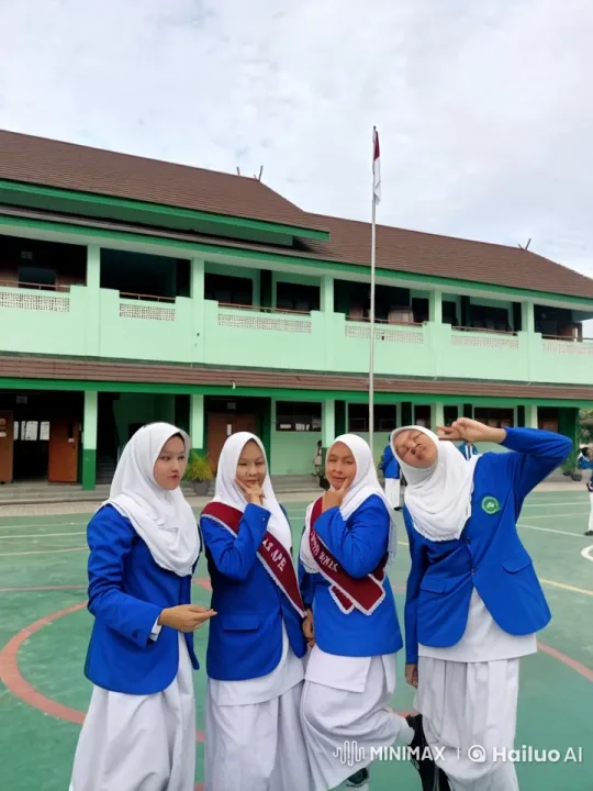 Students Perform Energetic Kungfu in Schoolyard – AI Generated Video | Hailuo AI