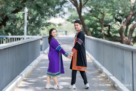 Traditional Kung Fu Battle on Serene Bridge – AI Generated Video | Hailuo AI