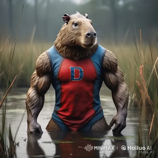 Hybrid Capybara Embraces Nature-Mechanical Harmony – AI Generated Video | Hailuo AI