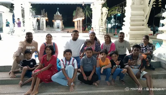 Friends and Family Practice Kung Fu at Temple Night Gathering – AI Generated Video | Hailuo AI