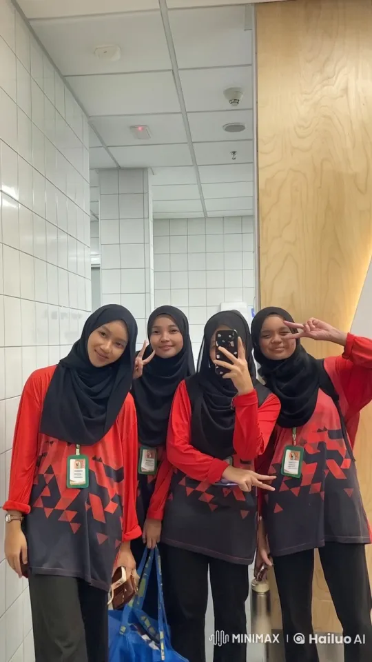 Women in Red Perform Energetic Kungfu Routine – AI Generated Video | Hailuo AI