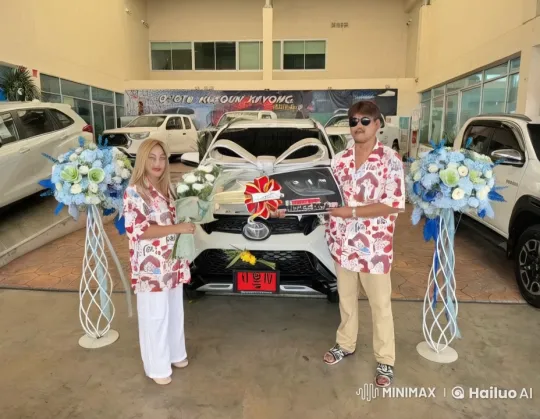 Couple Showcases Kung Fu Skills at Toyota SUV Launch – AI Generated Video | Hailuo AI