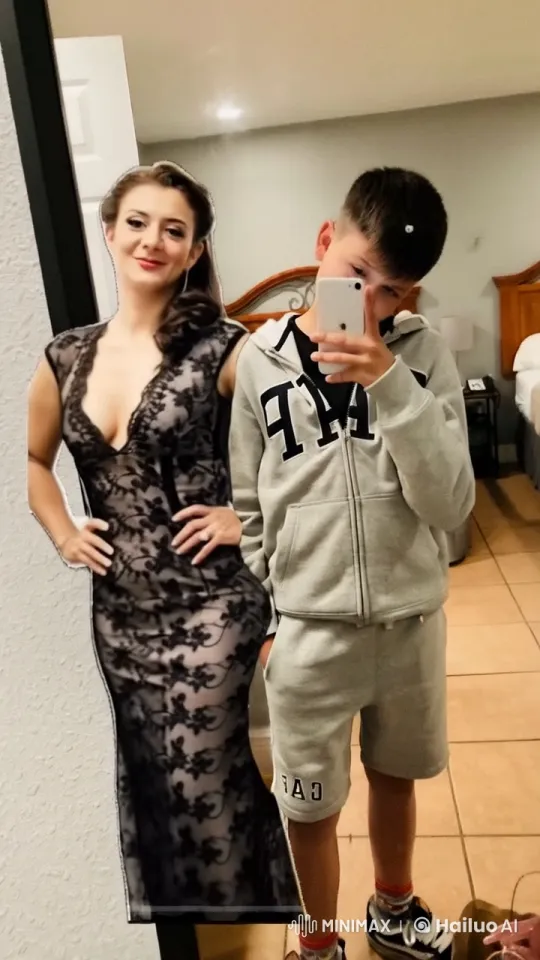 Couple Takes Sweet Selfie in Cozy Bedroom – AI Generated Video | Hailuo AI