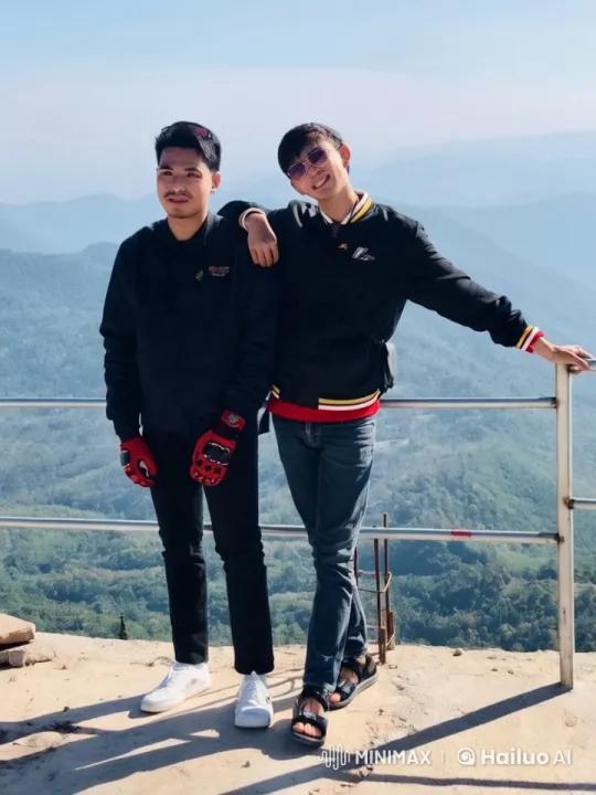Kungfu Sparring on Mountain Viewpoint – AI Generated Video | Hailuo AI