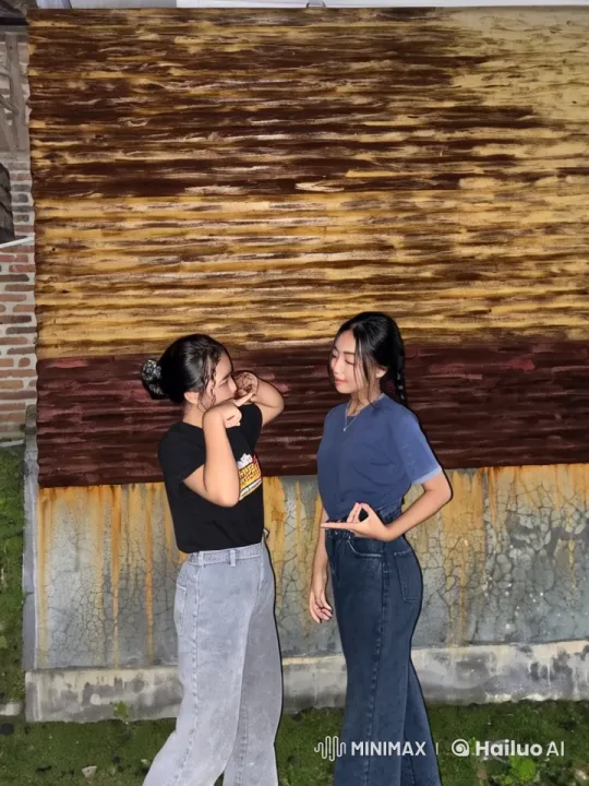 Coordinated Kung Fu Performance in Rustic Setting – AI Generated Video | Hailuo AI