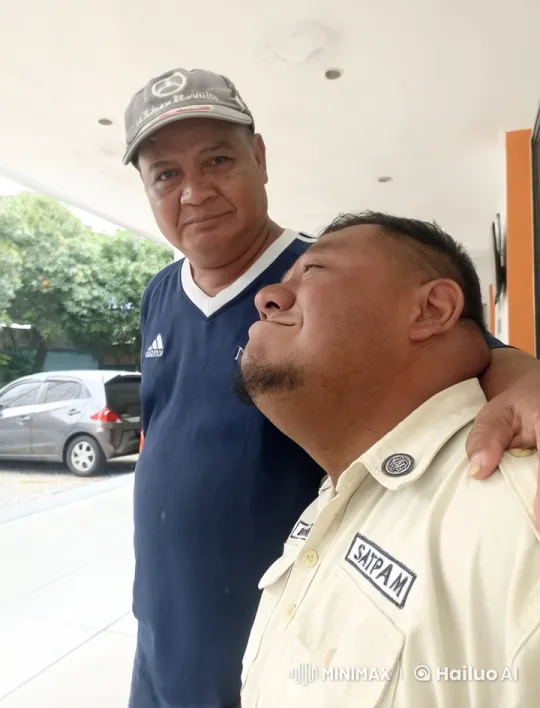 Kungfu Fight Between Uniformed Security and Tall Individual – AI Generated Video | Hailuo AI