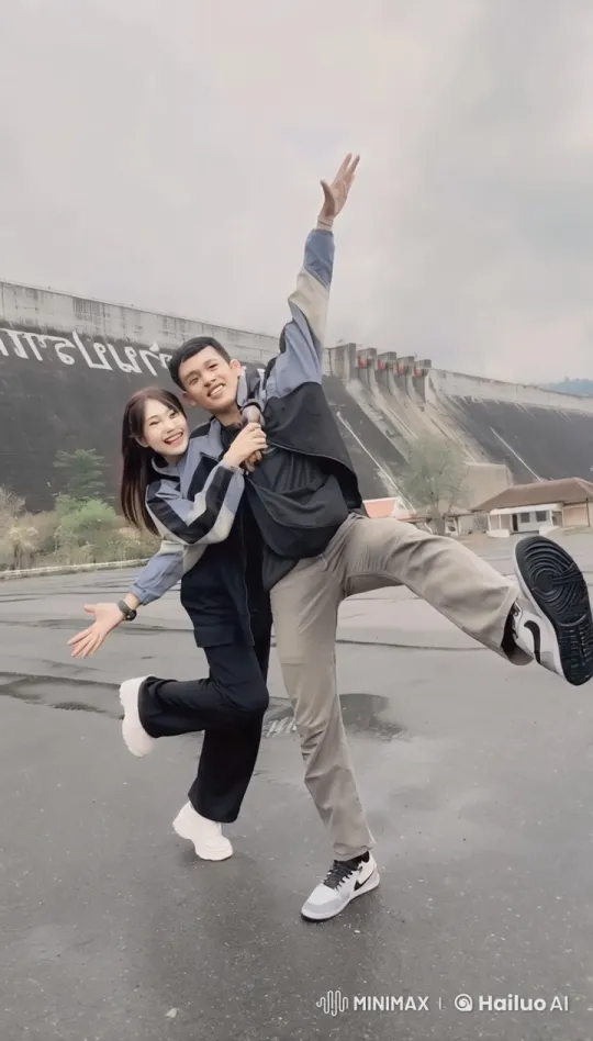 Energetic Kung Fu Sequence at Dam – AI Generated Video | Hailuo AI