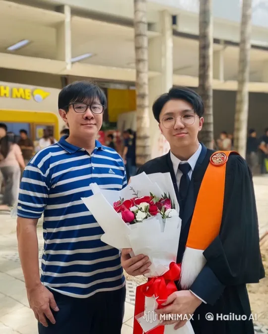 Graduate Showcases Kung Fu Skills at Celebration – AI Generated Video | Hailuo AI