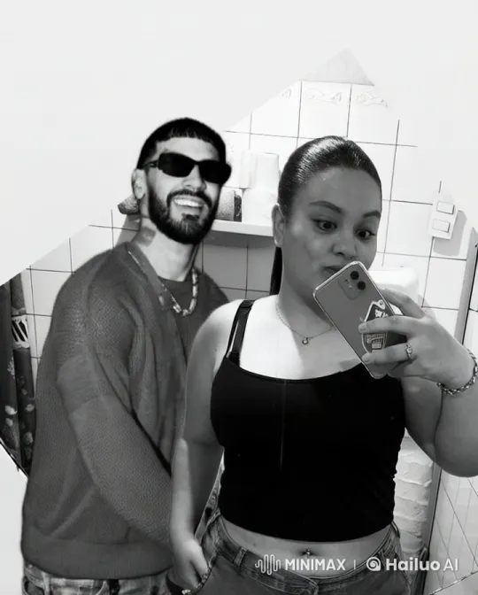 Young Couple Shares Intimate Moment in Bathroom – AI Generated Video | Hailuo AI
