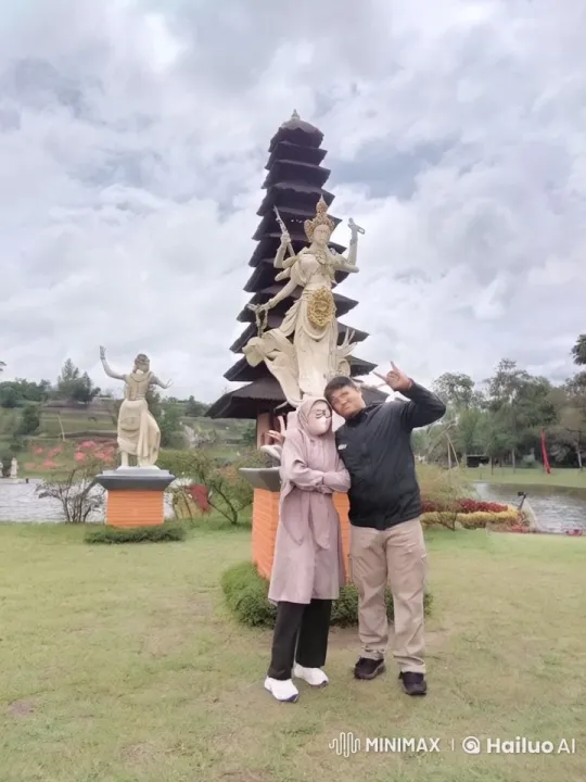 Couple Demonstrates Harmony in Kungfu with Serene Background – AI Generated Video | Hailuo AI