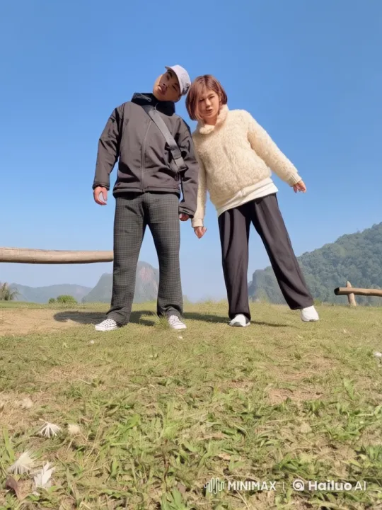 Live2D Animated Kung Fu Fight in Mountain Scenery – AI Generated Video | Hailuo AI