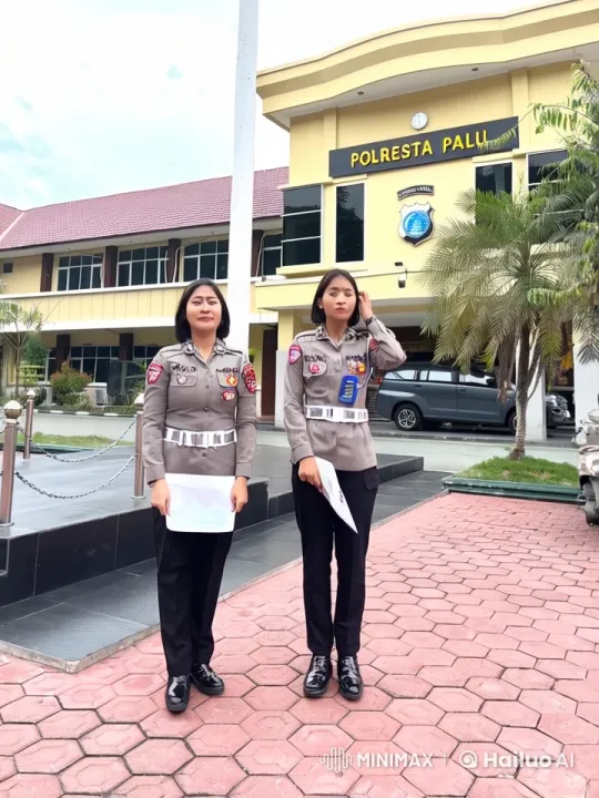 Female Police Officers Demonstrate Kungfu in Live2D Animation – AI Generated Video | Hailuo AI