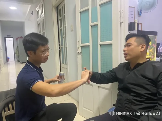 Live2D Animation: Martial Arts Showdown in White Room – AI Generated Video | Hailuo AI