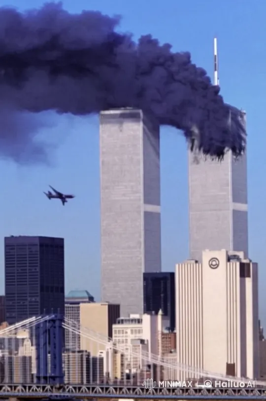 Animated Destruction of the World Trade Center – AI Generated Video | Hailuo AI