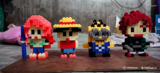Pixelated Characters Perform Energetic Kung Fu – AI Generated Video | Hailuo AI