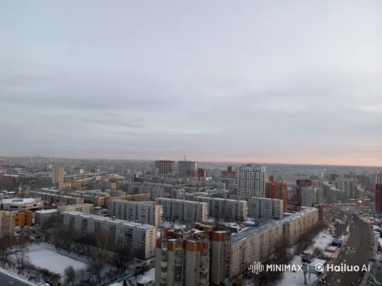 Aerial Tour of a Cityscape at Sunset – AI Generated Video | Hailuo AI