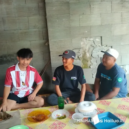 Kungfu 3 Brothers Share Meal and Laughter – AI Generated Video | Hailuo AI