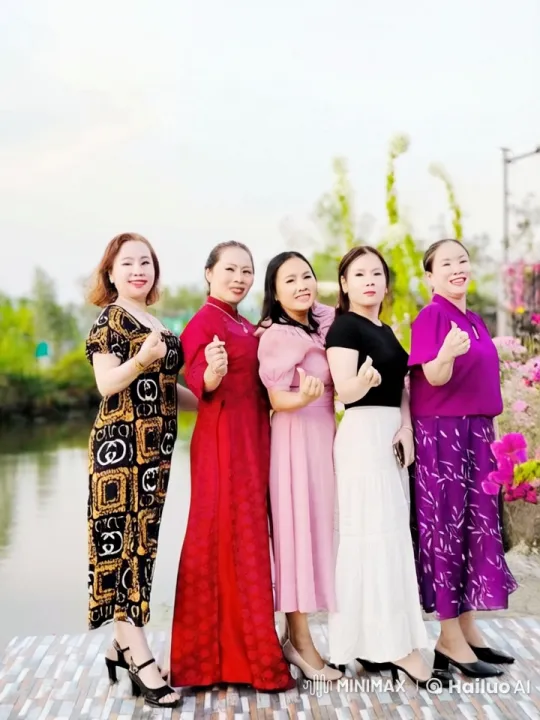 Women in Dresses Display Graceful Martial Arts – AI Generated Video | Hailuo AI
