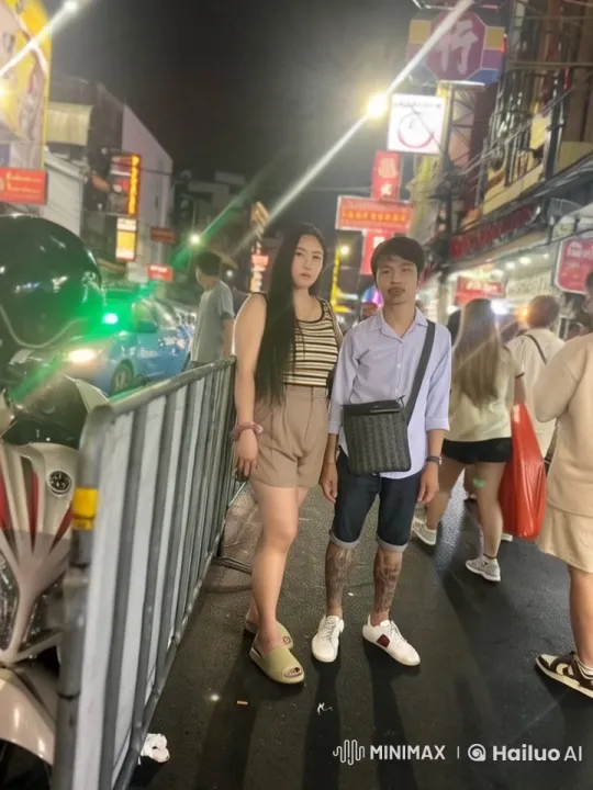 Animated Martial Arts Duel on a Neon-Lit Street – AI Generated Video | Hailuo AI